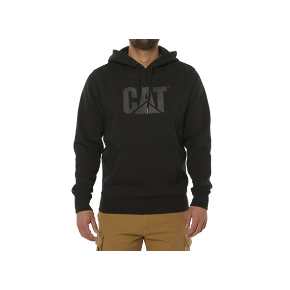 Caterpillar Clothing PK - Caterpillar Foundation Hooded Sweatshirt Mens Hoodies Black (685023-NDW)